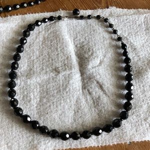 West Germany Vintage Faceted Glass Bead Choker